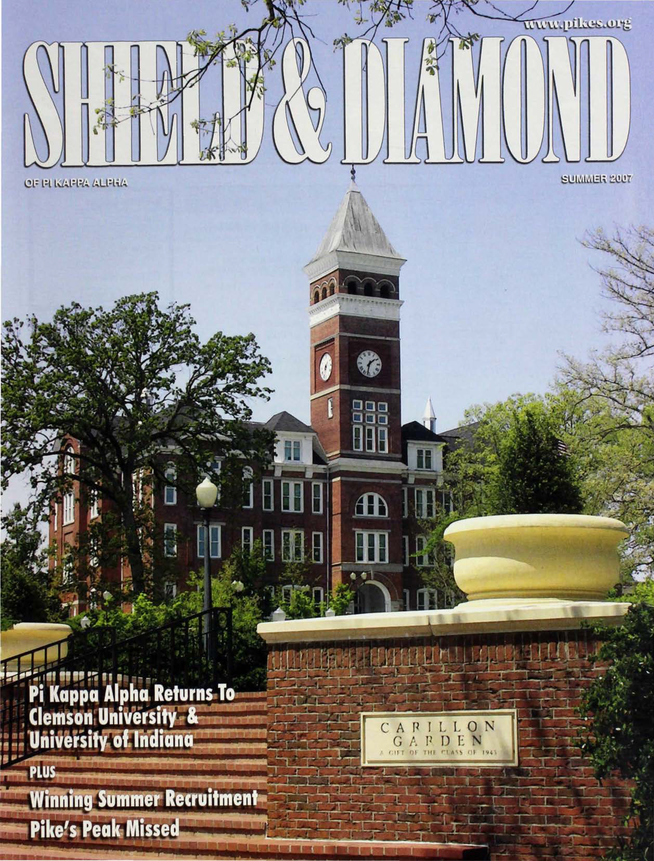 Shield and Diamond, Vol. 118, No. 2, Summer 2007